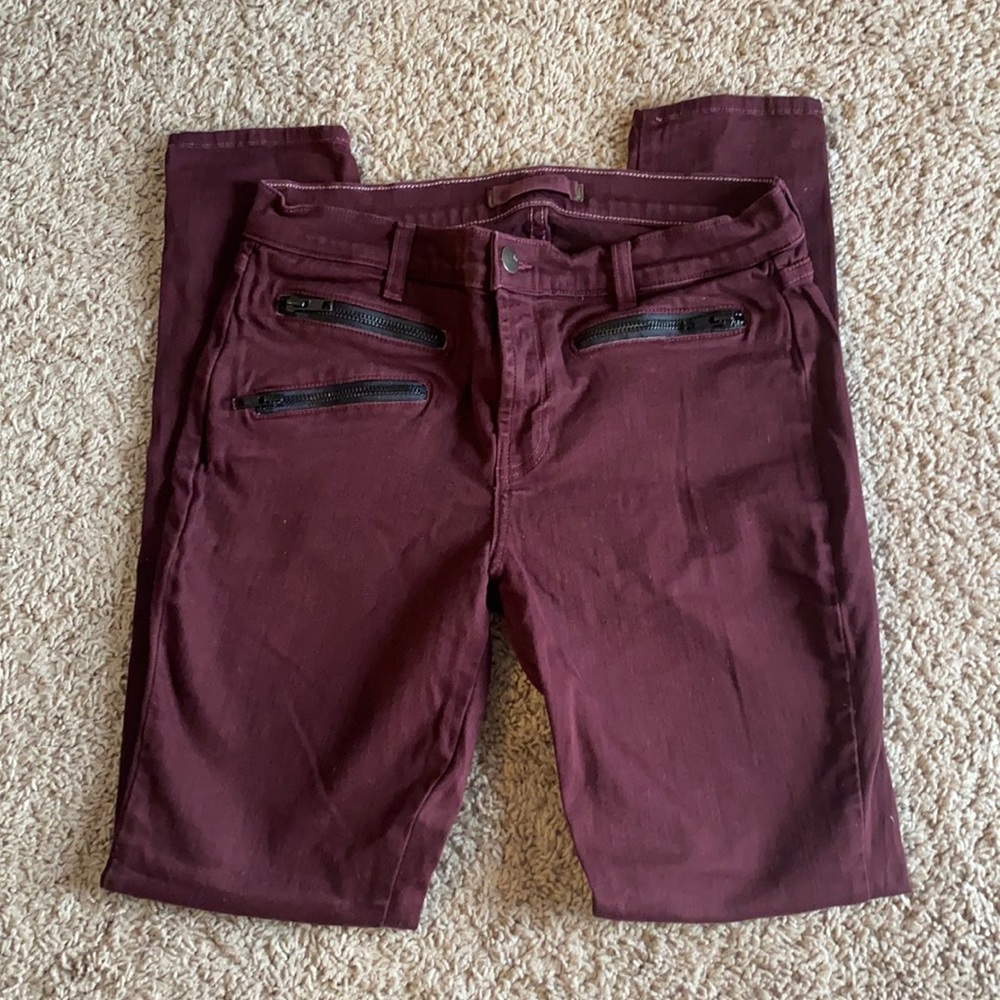 J brand Maroon Jeans